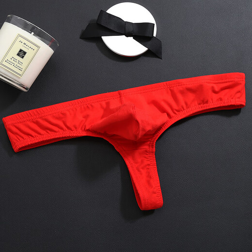 FHHUABD性感男士性jj丁字裤同志gay情趣内裤衣服装批发 白色 M
