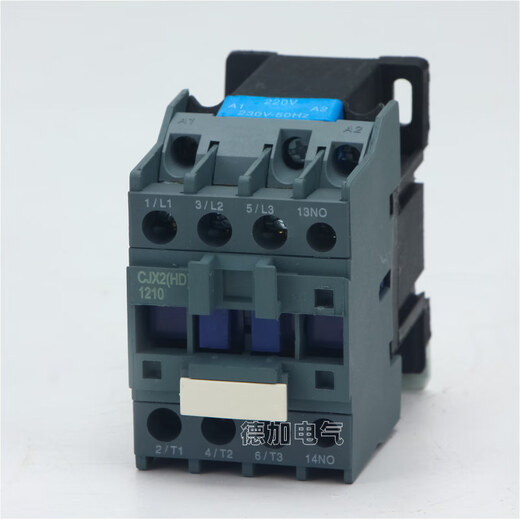 温以嘉防晃电交流接触器永磁延时抗晃电接触器 cjx2HD-1810 LC1D181 cjx2(LC1-F)-265 3895