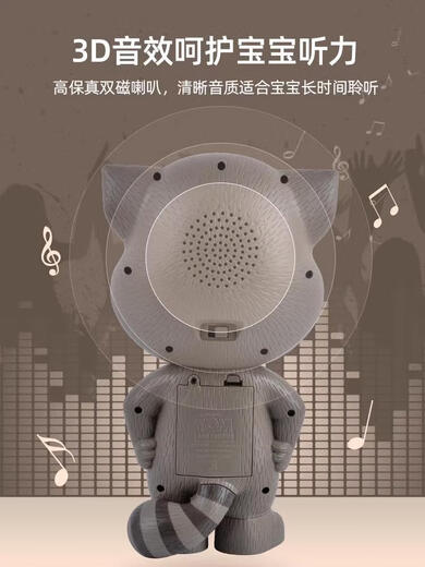 Xiaoyan Deutschlands sprechende Tom Cat Voices Smart Toys Jungen und Mädchen Geschichte Roboter Kinder für frühkindliche Bildungsmaschine USB Direkter Ladestar Panda Handheld Geschenk