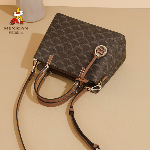 Bolsa de espantapájaros Bolsos de mujeres de mujer para mujeres 2025 NUEVO CUMPLEAÑOS DE VALENTARIO Regalo práctico Regalo práctico para mamá Mocha + [Dar una hermosa caja de regalo]