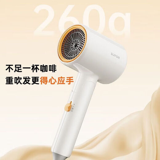 Supor Secador de cabello para el cabello para el cabello para el cabello Negativo Negativo Cabello de cabello Alta potencia eólica Dormitorio de secado rápido Portátil por alquilar miles de millones de iones negativos 1800W-844A