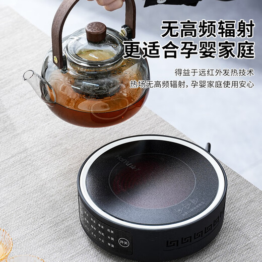 Tea edge boiling teapot electric ceramic stove tea boiling kettle health pot set tea stove household kung fu tea set