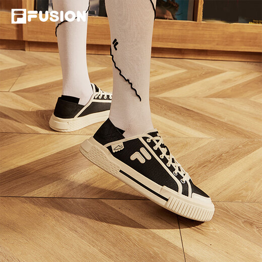 FILA FUSION斐乐官方潮牌帆布鞋女WALLRIDE DX女子潮流运动休闲鞋