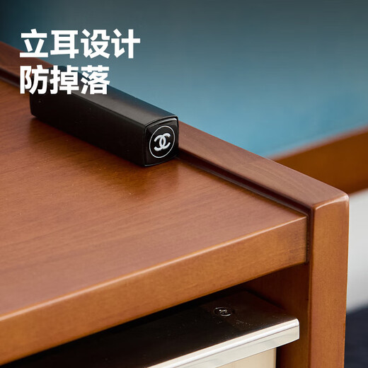 MUU solid wood dresser mid-century style household cupboard storage cabinet integrated small apartment master bedroom bedside table makeup table mirror