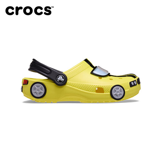 卡骆驰（crocs）春季新品儿童经典赛车洞洞鞋男童女童拖鞋凉鞋|211168官方旗舰 赛博黄-77J 35 J3(215mm)