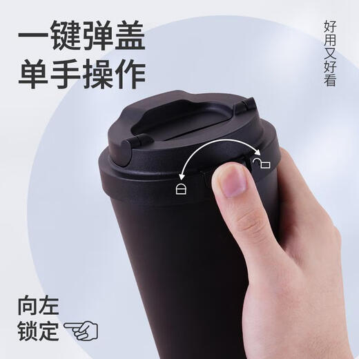 乐扣乐扣遇见元气保温杯盖子配件LHC3249/3271咖啡杯弹跳盖通用 400ml原装白色 3271盖子