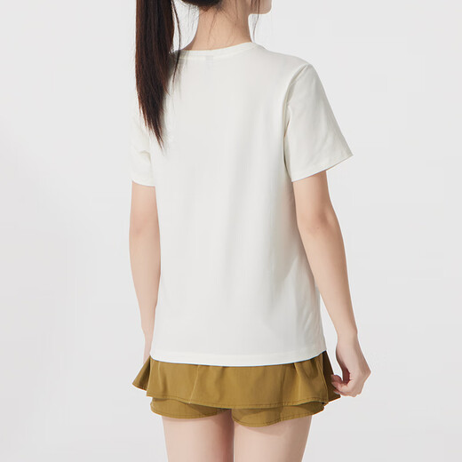 阿迪达斯（adidas）运动套装女 2025夏季新款时尚渐变logo短袖T恤针织短裤休闲两件套 汉玉白+蓝色 XL