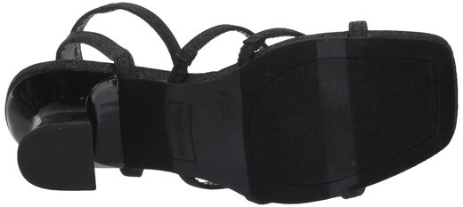 Steve Madden Girls' Lottie Heeled Sandals, Black, 2 Kids Black 2 Kids