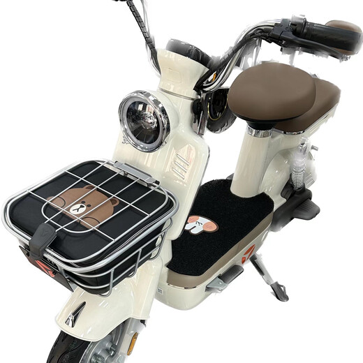 适用雅迪摩登电动电瓶车筐内胆复古女神款TDT1348Z防水车筐内胆包 摩登专用灰色嘟嘟兔赠送防水罩
