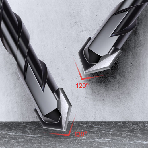 Lichang drill bit tile punch alloy hole opener overlord drill concrete cement wall glass hexagonal handle 6mm two