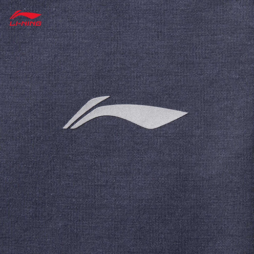 李宁（LI-NING）卫裤男子秋季新款运动裤纯色百搭舒适简约宽松休闲跑步健身长裤 (经典LOGO)健身直筒蓝AKLV727-4 2XL
