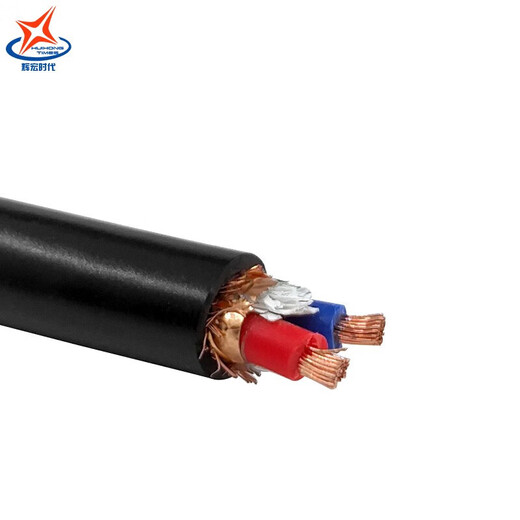 Huihong Times National standard dual core microphone wire 2 core 4 core 6 core 8 core RVVP audio cable RVPE shielded microphone wire microphone wire Canthon line oxygen-free copper double shielding engineering grade double shielded audio signal wire RVVP2*0.5 square (flame retardant) 100 meters