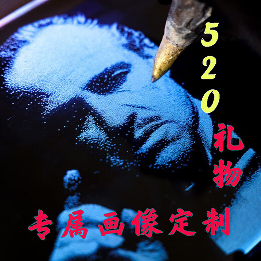 Handgefertigte Hammerglasmalerei, individuelles Valentinstag-Geburtstagsgeschenk für Freundin, maßgeschneidertes Porträt-Echtfoto A4, kostenlose Lichtbasis + exquisite Geschenkbox