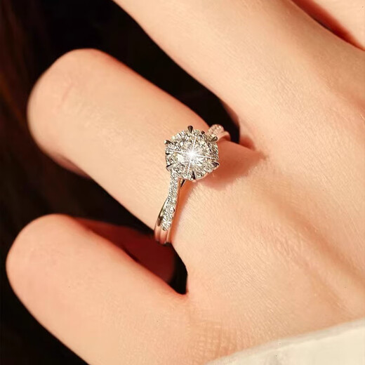 MZMZ Platinum Couple Ring PT950 Platinum Pair of Rings Wedding Diamond Ring Valentine's Day Birthday Gift for Girlfriend and Wife Light Luxury Style - Live Pair of Rings Local Warehouse/Next Day Delivery