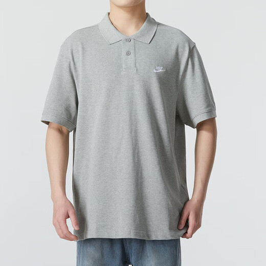 耐克（NIKE）运动套装男装 25夏季新款商务休闲翻领POLO衫短袖T恤 小脚裤长裤 FN3895-063+CZ6380-010 L