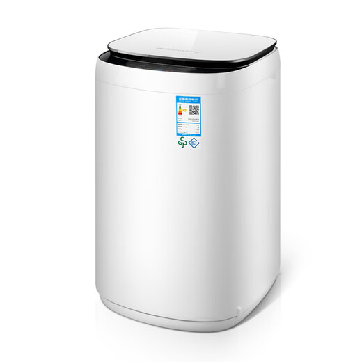 AUX mini washing machine, fully automatic small baby and children's baby underwear pulsator washing machine, with spin dryer, dryer, wash and remover, national supplement, 9KG wash capacity, white, wash and dryer