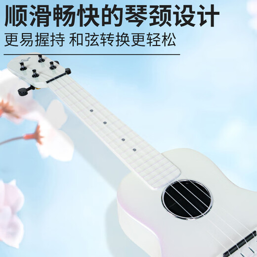 NALU旗舰店碳纤维尤克里里D1BY变色龙初学入门女生儿童小吉他23英寸 23英寸D1BY变色龙原声款 23英寸