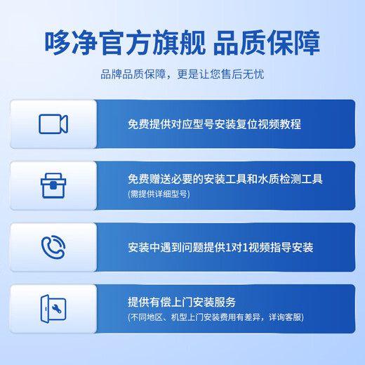 哆净适用3M净水器家用净水机滤芯CDW7101V/DWS2500-C-CN/SW20系列替换滤芯套装 DWS693-CN【主芯1支+4支PP+扳手】