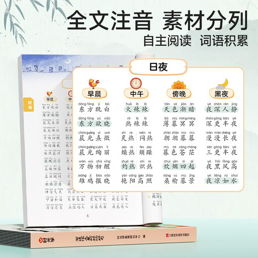 
[Time Optics] Good words and sentences written into the composition + 721 rules teach you to write 2 volumes of golden sentences for writing essays. Primary school students write scenery, people, and things, and the beginning and ending. Accumulate writing skills and notes.