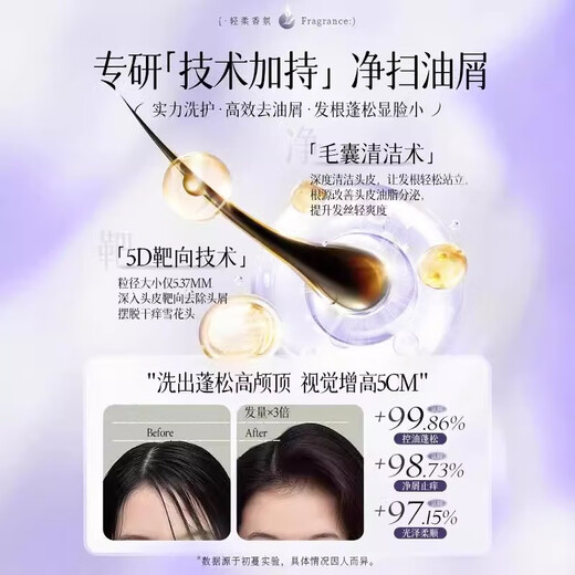
Chuman amino acid shampoo removes dandruff, itch and controls oil for a long time, fluffy, Donglai men and women's shampoo, fat and fragrance [big brand same fragrance] Woody fragrance shampoo*1 Oolong agarwood woody fragrance shampoo