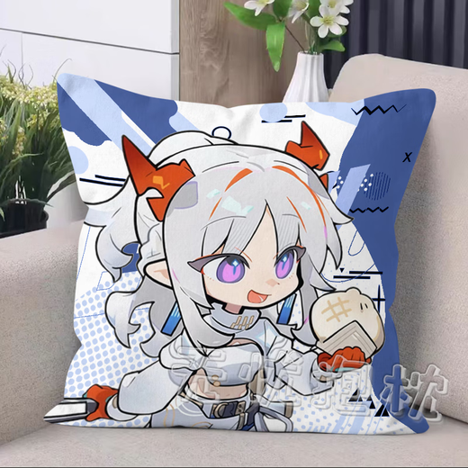 Cute Pagoda Ark Pillow, 6th Anniversary Rosen Linkage Chongyue Amia Doll Pillow Birthday Gift D1049 Chongyue Q 45*45 cm + double-sided pattern + pillow core
