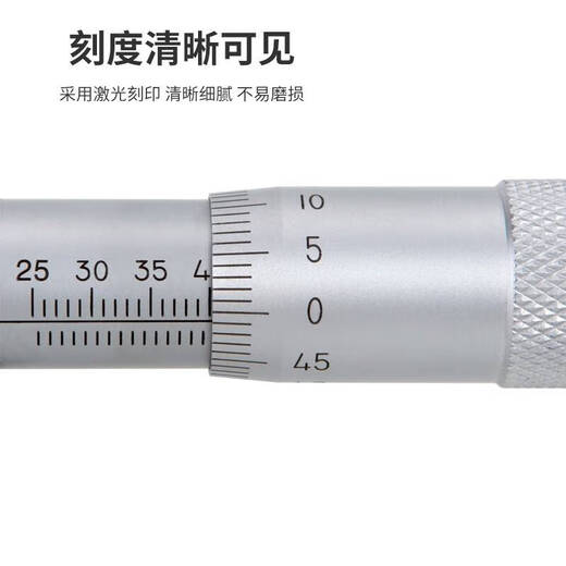 Ni Zhier Micromètre de diamètre extérieur 0-25 mm Micromètre de filetage haute précis