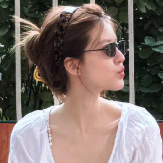 Tang Funi and Zhao Lusi's same style acetate leopard print headband with teeth, non-slip, wide-brimmed headband, versatile hairpin for going out, Korean tortoiseshell tortoiseshell headband