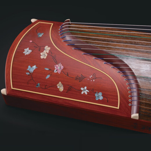 
Dunhuang brand Dunhuang Guzheng 696D Double Crane Chaoyang Sandalwood Children's Beginners 694 Mahogany Adult Performance Professional Grading 20696L Pierwai Flower Blossom (full set of accessories)