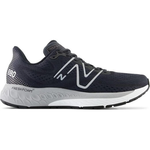 NEW BALANCE女式跑步鞋 新款时尚减震耐磨透气运动Fresh Foam X 880 V13 跑鞋 Phantom/Black Metallic/Wh 37.5