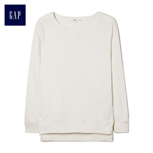 GAP flagship store women's velvet bottoming sweatshirt 350905 women's commuter round neck inner pullover top snow top white M