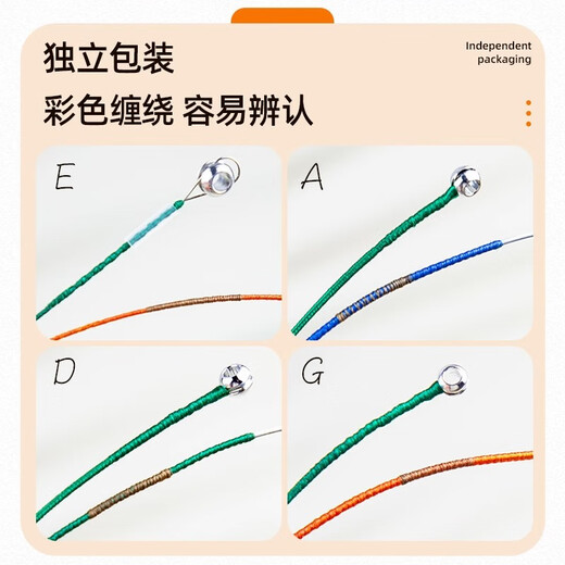 THOMASTIK奥地利托马斯Vision VI100小提琴弦琴弦Solo VIS100 101套弦单弦 VIS101【4/4套弦】