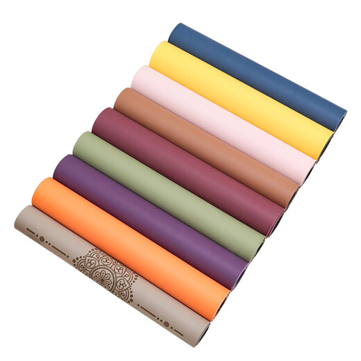 Shantou Lincun natural rubber yoga mat small size inversion plank support mat non-slip knee pads elbow pads kneeling pad meditation cushion random color