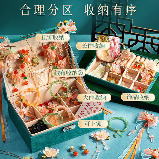 DIMANQI ENFANT ANCIENS STYLE PRÉDIGE SEULLE CADE BOX TOYS TOYS DES FILLES ACCESSOIRES DE COURVEUR ACCESSOIRES À HADMADE DIY HOUSE DELUXE ÉDITION