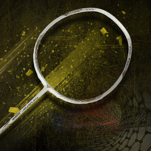 VICTOR Victor badminton racket carbon fiber single shot Falcon TK-HAWK white 5U threaded 24 pounds with hand glue