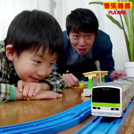 多美（TAKARA TOMY）多美卡火车模型普乐路路电动三节火车头儿童玩具新干线高铁男孩礼 S-27 E235系 横须贺线【157106】
