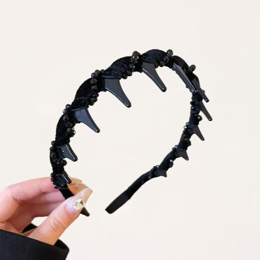 
Dongyi Yanxuan headband women's high-end headdress with high skull headband broken hair student face wash hair card