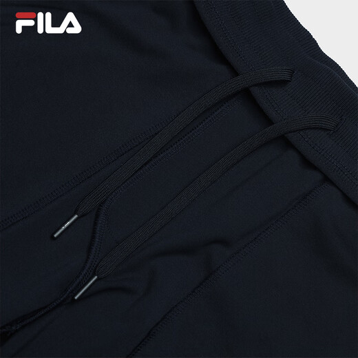 FILA 斐乐官方男士针织长裤2025夏季新款基础运动裤子 传奇蓝-NV M 170/80A/M