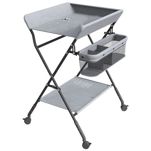 Table de couches table de soins pour bébé nouveau-né bébé couches table massage baignoire tactile multi-fonction pliable 2023 table de couches gris exclusif