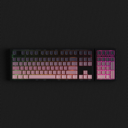 腹灵MK870Pro&MK-Pad 108键黑莓侧刻机械键盘三模黑曜石蓝牙有线无线蓝牙客制化电脑游戏办公 三模黑曜石（含MK-Pad）-黑莓侧刻 TTC快银轴V2