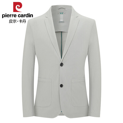 Pierre Cardin High-End Business Casual Anzug Herren 2025 Frühling und Sommer Neue leichte und dünne Ice Seidenanzug Single Western Jacket Herren 9901 Black XL 180
