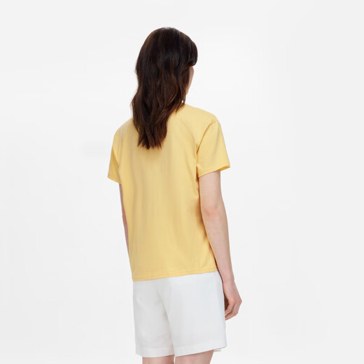 Aigle Ai Gao Kurzarm T-Shirt Frühling und Sommer Klassiker Outdoor Outdoor Outdoor Outdoor Outdoor Outdoor Outdoor Outdoor Outdoor Outdoor Casual Fashion Einfacher runder Nackenpullover reines Baumwollwesen hellberngelb AV753 XL (175/96a)