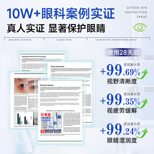 Hong Kong Pharmacy Co., Ltd. Lutein Protection des yeux pull lavage oculaire Antibactérien Antibactérien Soulagez la fatigue de la vision sèche Box Box Pack