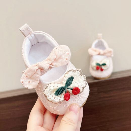 G.Duckids2025 Little Yellow Duck Frühling und Sommer Neue Prinzessinschuhe Weiche Sohle 0-1 Jahre alte Babyschuhe Kinderkinderkinder nicht Kleinkinder ohne Pink (Snowflake Shoes-Wanwanjie). 13 cm innere Länge [vorgeschlagener Dezember-18. Dezember