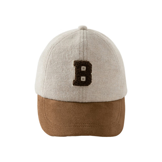 David Bella (DAVE&BELLA) new autumn and winter boys' baseball cap, outdoor children's hat, children's peaked cap, baby boy's hat, apricot-N DB4242243-N 50 (recommended hat circumference is about 48-50cm)