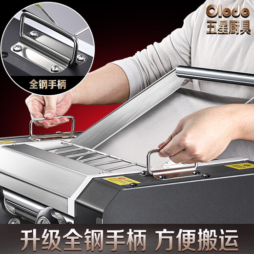 欧乐多（Olodo）电动面条机商用大型压面机家用揉面一体机不锈钢全自动饺子擀面机 旗舰级【质保100%】可选配面刀