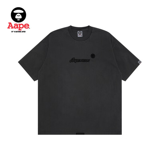Aape Herren-Kleidung Frühling, Herbst, Herbst, Winter, Sommeraffen-Mann Abzeichen Brief Stickerei Tarndruck Trend kurzärmelig T-Shirt 1416xxm Bgl/Brown S