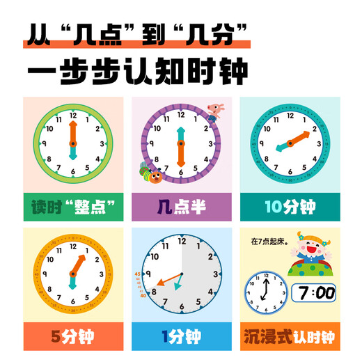 Salin Saalin Reloj digital para niños Educación temprana Tiempo de juguete cognitivo Juegos Cognitivos Juegos para niños Primer grado