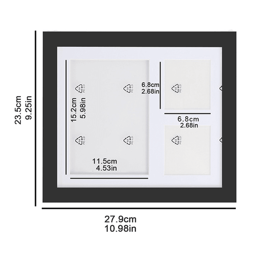 Pet paw print commemorative photo frame cat and dog ink pad colorful hand and foot print diy souvenir stamp pad seal photo hand and foot print photo frame (white) + ink pad gift box
