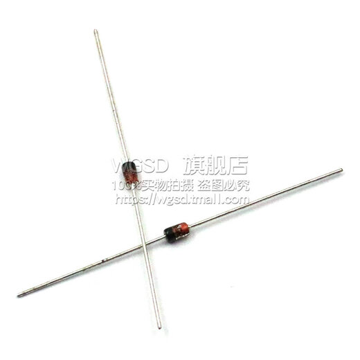 Dafuri Voltage Zener Diode 1W 6.2V 6V2 1N4735 IN4735 Direct Plug Glass Zener Diode (50 pcs) Default