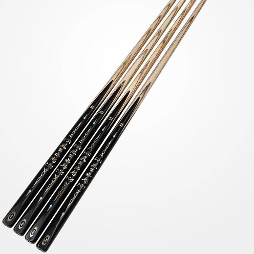 Pirli Chinese black eight billiard cue, through-pole and score-chasing billiard cue, small-head billiard cue, skyrocketing